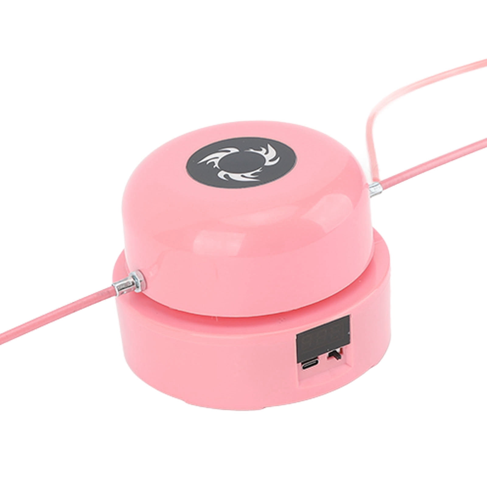 LAZIOEGR Smart Jump Rope Machine Adjustable Wireless 10 Speed Remote Control Skipping Rope Fitness Workout Equipment, Pink