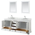 thumbnail image 5 of Wyndham Collection WCS202080DKGCMUNOM24 Deborah 80" Free Standing Double Vanity Set - Dark, 5 of 7