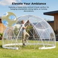 thumbnail image 4 of LAZZO 12x7 Ft Bubble Tent, Outdoor 360°View Garden Dome Tent with Ventilation Windows for Backyard, Patio and Greenhouse Use, 4 of 9