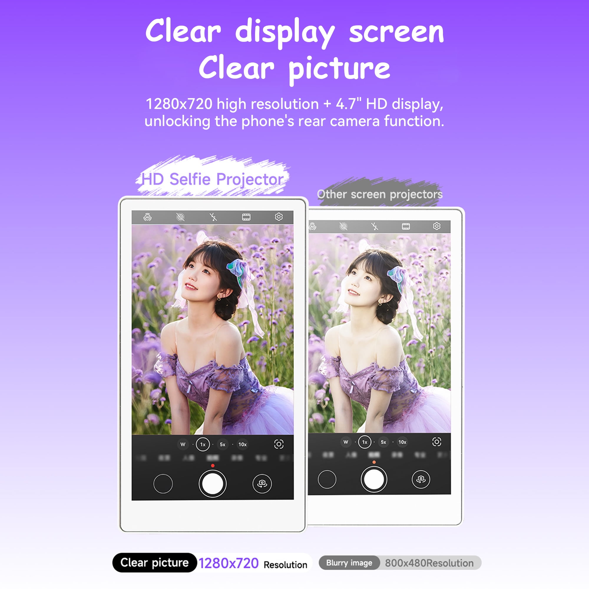 Aazon.co: Vlog Selfie Onitor Screen, Agnetic Phone Vlog Selfie