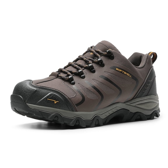 NORTIV 8 Men's Waterproof Work Boots Outdoor Hiking Mountaineering Trekking Leather Shoes