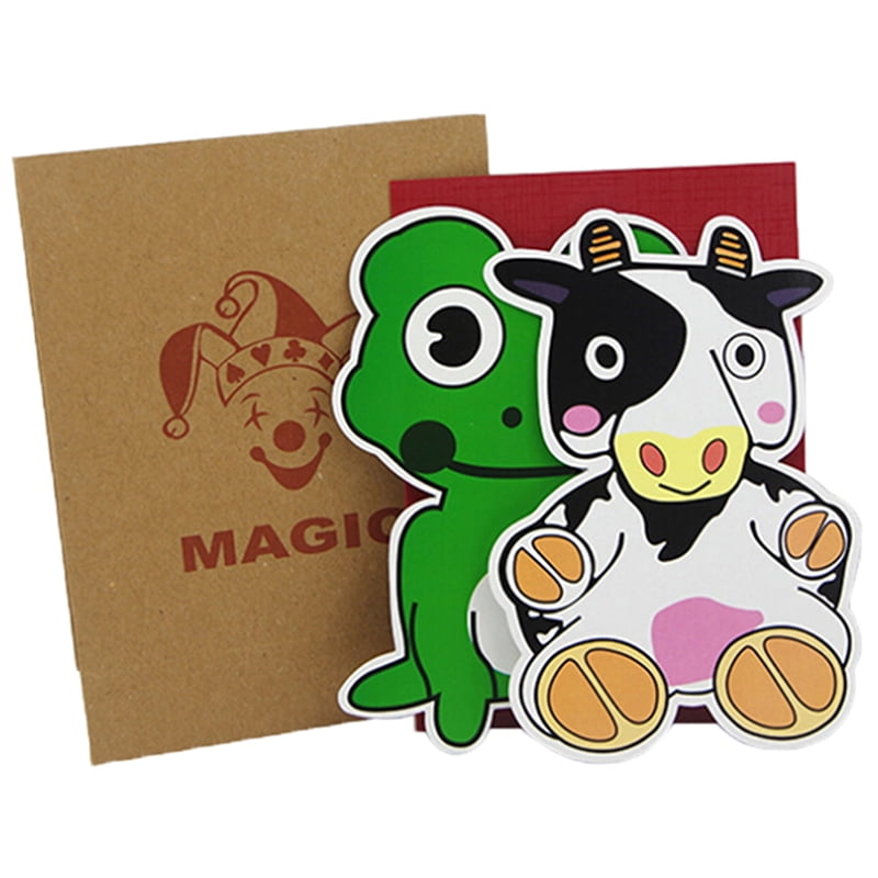 1Set new magic tricks cute frog cartoons animals stage interactive magical In SP 