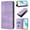 Purple, variant on Wallet Case for Realme C85 / Realme 15X, PU Leather Flip Folio Phone Case with Card Holder Kickstand Magnetic Closure Protective Cover for Realme C85 / Realme 15X, Mint