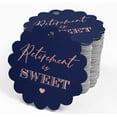 thumbnail image 4 of Inkdotpot Rose Gold Foil Paper Hang Tags Retirement Is Sweet Text Favor Tags 100 Pieces, 4 of 6