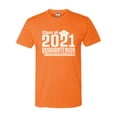 thumbnail image 1 of Adult Class Of 2021 Quarantenior Funny Graduate Quarantine Deluxe T-Shirt, 1 of 1