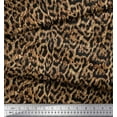 thumbnail image 1 of Soimoi Orange Cotton Jersey Fabric Leopard Animal Skin Print Fabric by Yard 64 Inch Wide, 1 of 3