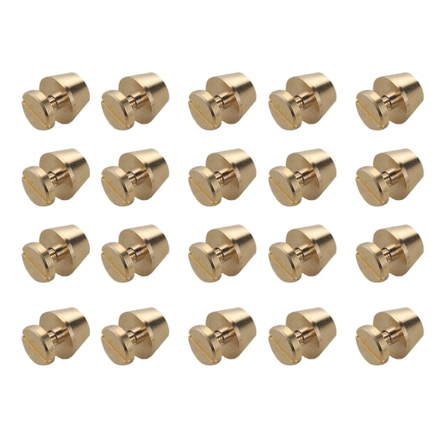 OULII 30pcs Bag Bottom Studs Button Studs for Craft Making with Durable Quality in Golden