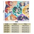 thumbnail image 3 of My Hero Academia Throw Blanket, Anime Blanket, Cozy Soft Lightweight Flannel Blankets For Couch Sofa Bed, 280 Gsm Plush Fuzzy Blanket, 3 of 9