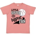 thumbnail image 3 of Inktastic Little Sister and Biggest Baseball Fan Girls Toddler T-Shirt, 3 of 5