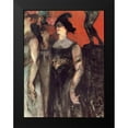 thumbnail image 2 of Toulouse-Lautrec, Henri de 12x14 Black Modern Framed Museum Art Print Titled - Messalina, 2 of 5