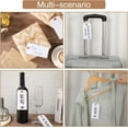 thumbnail image 5 of 100 etiquetas de precios grandes con cuerda elástica, etiquetas de papel blancas para colgar con cuerda adjunta, orificio reforzado escribible de 4,76 ''× 2,36'', 5 of 5