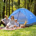 thumbnail image 4 of Camel Crown Camping Tent Waterproof 2 Person Tent for Camping Outdoor Dome Tent Lightweight Emergency Tent Easy up Tents Dark Blue, 4 of 7