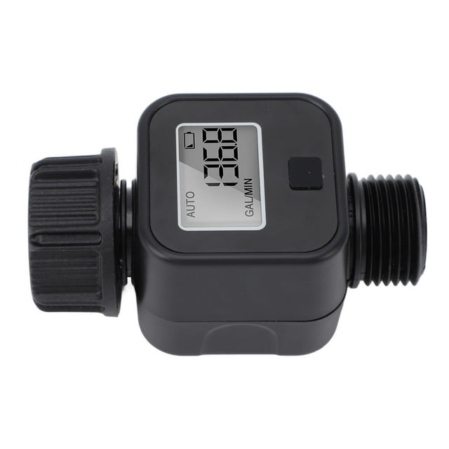 Medidor De Agua, Medidor De Flujo De Agua Digital Multifunción ABS BSP Rosca De 3/4 De Pulgada De Alta Precisión Para Uso Comercial