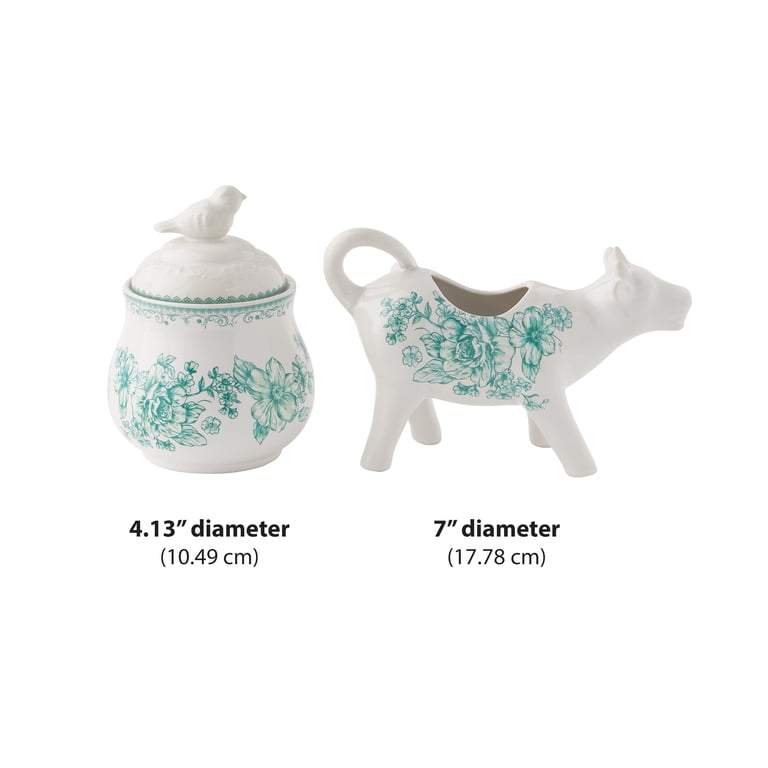 The Pioneer Woman Agatha Sugar Bowl and Creamer Set photo 4