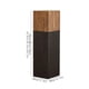 thumbnail image 2 of Base decorativa de madera for esquinero de pie, soporte for flores de madera for sala de estar interior, 2 of 6