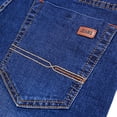 thumbnail image 3 of Pantalones vaqueros de negocios para hombre, Jeans elásticos, informales, clásicos, azules y negros, ropa de marca, 3 of 3