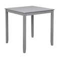 thumbnail image 4 of Gray Solid Wood 5-Piece Dining Table Set / Durable and Stylish for Dining Rooms, 4 of 6