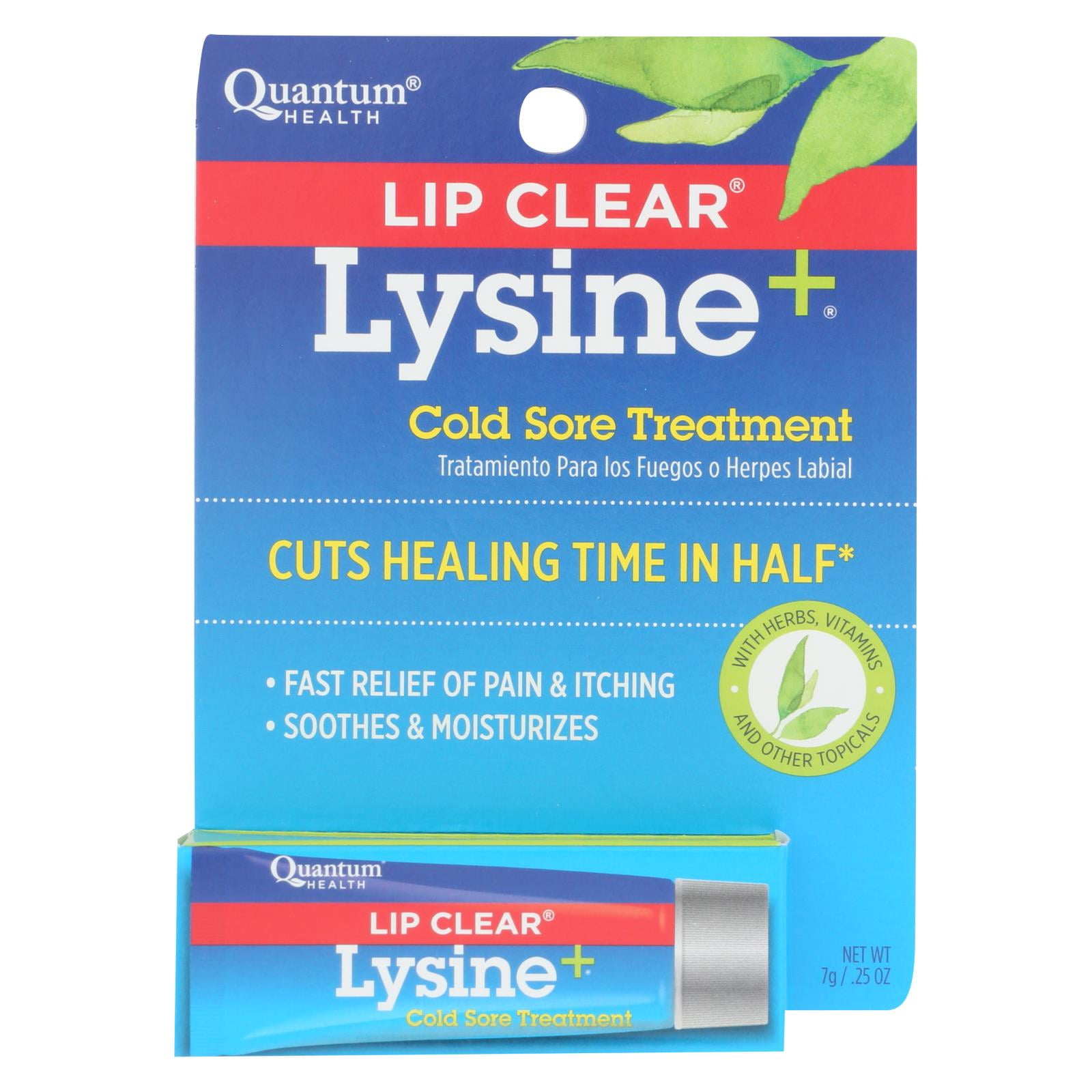 Quantum Lipclear Lysine And Cold Sore Treatment All Natural Ointment