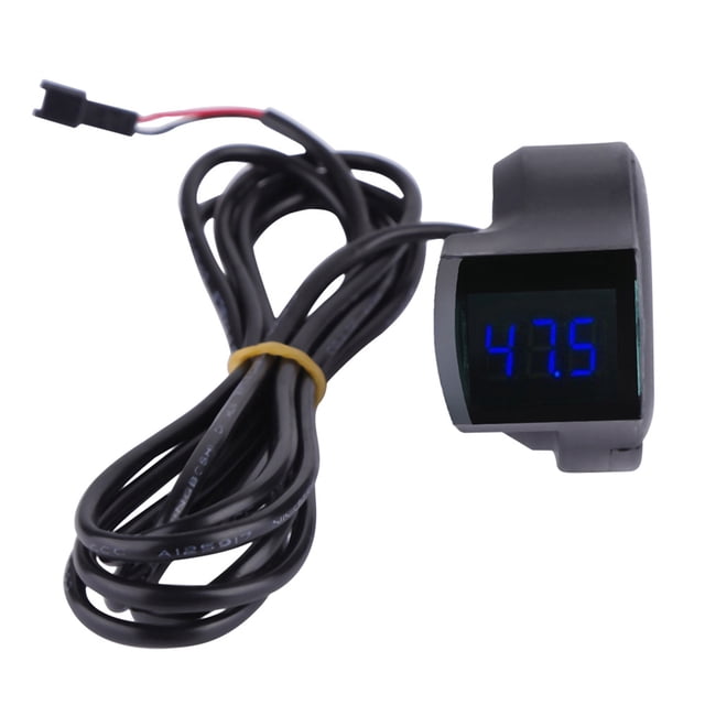 Acelerador de pulgar con pantalla digital de voltaje para scooter eléctrico