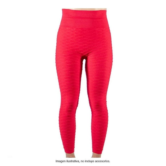 Leggins Deportivo Fit Pants Co. Unitalla Anticelulitis Rojo