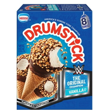 Drumstick The Original Vanilla Sundae Cones, Kosher, 8 Count