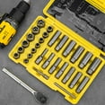 thumbnail image 2 of Topec Deep Bolt Extractor Set 28PCS, 3/8" Drive Bolt Extractor Kit, Spark Plug Extractor Socket Set, Lug Nut Removal Tool for Stripped, Broken, Rounded Bolts Lug Nut Stu, 2 of 8