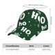 thumbnail image 2 of Balery Ho Ho Ho A Gorra de béisbol de tamaño ajustable para correr, entrenar y actividades al aire libre. Gorra de papá para todas las estaciones., 2 of 6