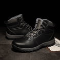 thumbnail image 3 of Dsscvnef Bottes d'Hiver pour Hommes Chaussures de Randonnée Isolées pour Temps Froid avec Semelle Épaisse, 3 of 5