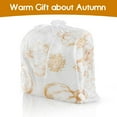 thumbnail image 4 of Fall Thanksgiving Blankets,Football with Maple Leaves Farmhouse Blanket Throw,Thanksgiving Fall Flannel Fleece Throw Blanket for Home Living Room Couch Bed Chair or Dorm Decor 60"x50", 4 of 7