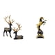 thumbnail image 1 of Estatua de resina de reno y alce y figura de caballo, colección de esculturas modernas para mesa, armario, dormitorio, centro de mesa, sala de estar,, 1 of 8
