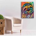 thumbnail image 6 of Epic Graffiti 'Sloth Smile' by Dean Russo, Canvas Wall Art, 26"x34", 6 of 8