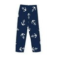 thumbnail image 5 of Disketp Nautical Themed Simple Anchors Men'S Pajama Pants - Ultra Soft Fleece Sleep And Lounge Pants (Size: S-Xxl), 5 of 9