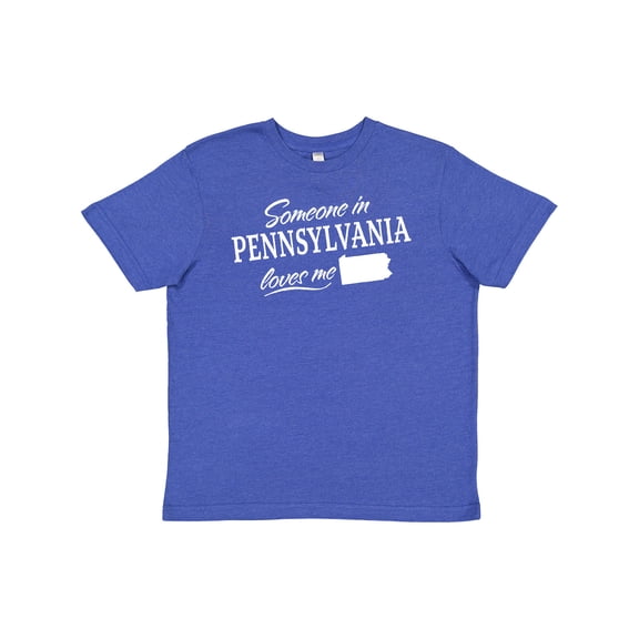 Inktastic Someone in Pennsylvania Loves Me Youth T-Shirt
