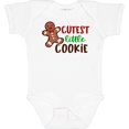 thumbnail image 3 of Inktastic Cutest Little Cookie Cute Christmas Gingerbread Man Boys or Girls Baby Bodysuit, 3 of 5