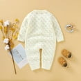 thumbnail image 5 of Hpgjzj Newborn Baby Girl Cable Knit Sweater Romper Jumpsuit Long Sleeve Buttons Bodysuit Winter Clothing 2024, 5 of 7