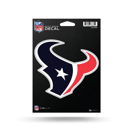 Houston Texans 5 Inch Vinyl Die Cut Decal Sticker Primary Logo Full Adhesive Backing Peel & Stick Officially Licensed