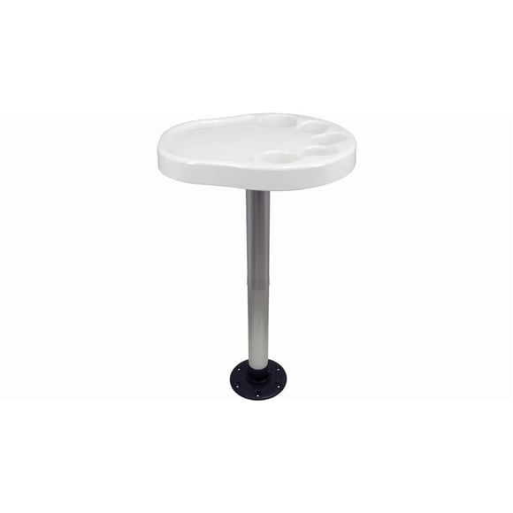 Springfield Marine Boat Table 1690901 Party Platter; White; Non-Foldable; Surface Mount