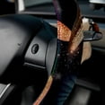 thumbnail image 5 of Starfish 14.5 Inch Printing PVC Leather Car Wheel Cover Steering Wheel Covers Auto Accessories, 5 of 6