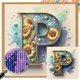 thumbnail image 1 of 5D DIY Taladro Cuadrado AB Parcial Letra P Kit 35x35cm, 1 of 9