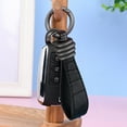 thumbnail image 4 of hengsof Leather Rope Car Key Pendant Threaded Men's High-grade Key Ring Sisal Pattern Leather Keychain Swimming Pool Accessories, 4 of 6