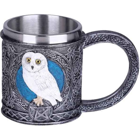 Snowy Owl Tankard | Steel by Medieval Collectibles