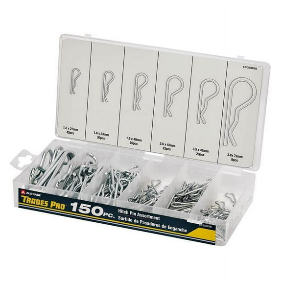 Trades Pro- 150 pc Hitch Pin Assortment - 835808