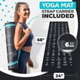 thumbnail image 6 of 2x Instructional Yoga Mats with Carrying Strap, 6 of 8