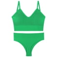 thumbnail image 1 of Ropa interior de color sólido para mujer, bragas, conjuntos de bragas de yoga cómodos, traje a juego para mujer, 1 of 2