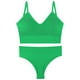 thumbnail image 1 of Ropa interior de color sólido para mujer, bragas, conjuntos de bragas de yoga cómodos, traje a juego para mujer, 1 of 2