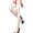 White, variant on Elegant Women's Thigh High Sheer Lace Stockings Lingerie Top Socks Size:S