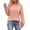 Orange & White, variant on Zeagoo Sweaters for Women Long Sleeve Crew Neck Casual Pullover Knit Tops Fall Winter Trendy