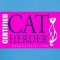 thumbnail image 3 of CafePress - Cat Herder 2 Fusia Web T Shirt - Women's Traditional Fit Dark T-Shirt, 3 of 4