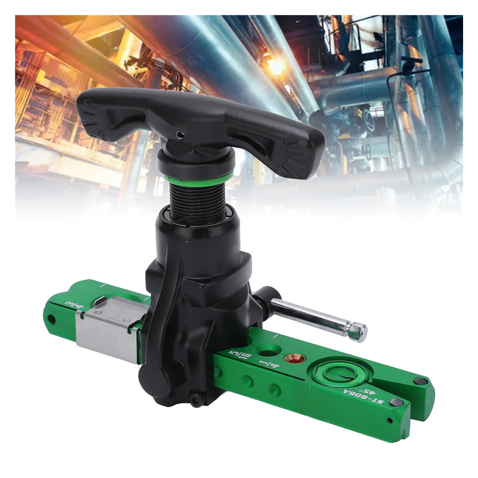 Cone Type Tool Flaring Tool 45 Degree Eccentric Cone Type Tube Expander For 1/4 5/16 3/8 1/2 5/8 3/4in Pipes Tube Expander ,Easy to Use