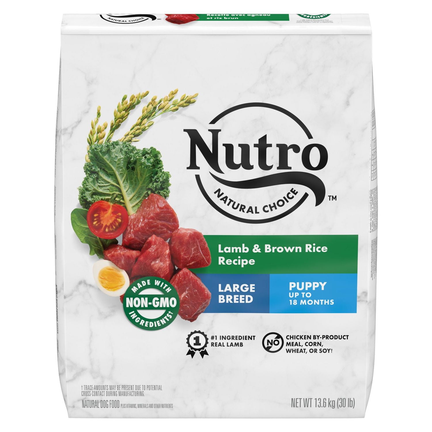 Nutro Natural Choice Large Breed Puppy Lamb & Brown Rice Recipe Dry Dog Food 30lbs